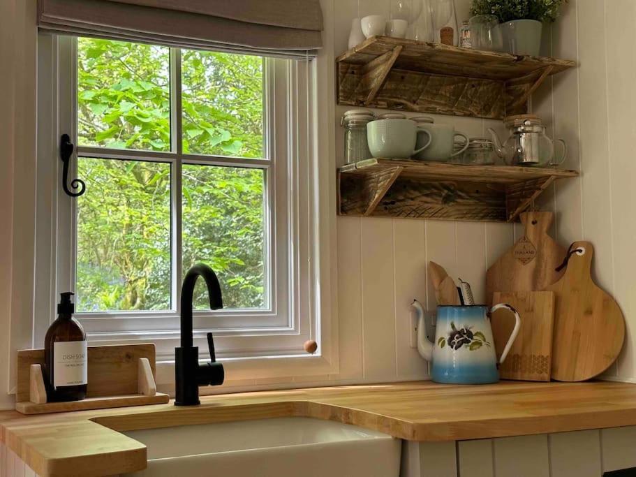 Cornwall Woodland Shepherd'S Hut Deirdres Hut ボドミン エクステリア 写真